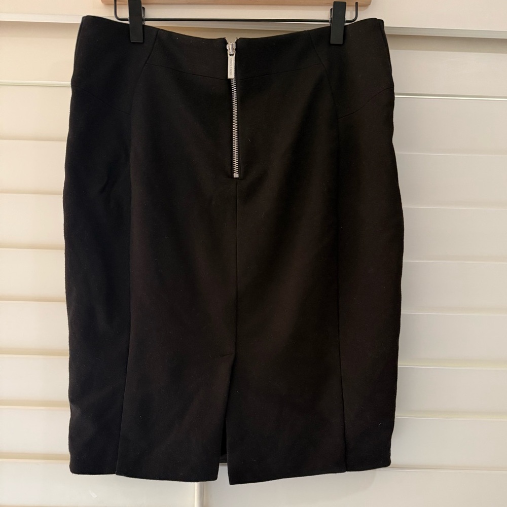 Michael Kors Black Pencil Skirt with Zipper Accents - Picture 2 of 5